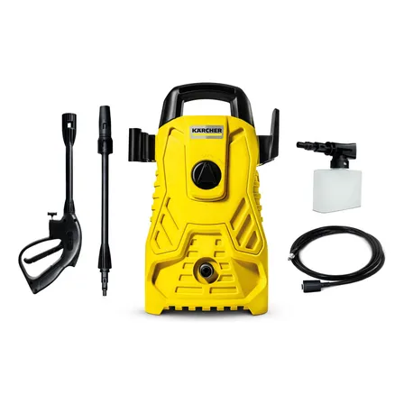Lavadora De Alta Pressão Kärcher Compacta 1500 Psi/libras 1400w 300l/h Com Aplicador De Detergente E Lança Regulável 127v