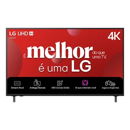 Smart Tv 4k 50  LG Uhd 50ua85 Processador 7 Ai Ger8 4k Super Upscaling Google Cast Alexa Integrado Controle Ai Smart Magic Webos 25