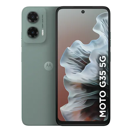 Smartphone Motorola Moto G35 5g - 256gb 12gb (4gb Ram+8gb Ram Boost) E Camera 50mp Com Ai Nfc Tela 6.7  Com Superbrilho - Cinza
