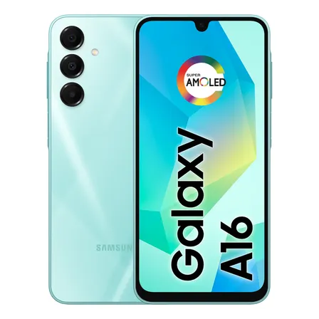Celular Samsung Galaxy A16, 128gb + 4gb Ram, Câmera De Até 50mp, Tela 6.7 , Nfc, Ip54, Bateria 5000 Mah Verde Claro
