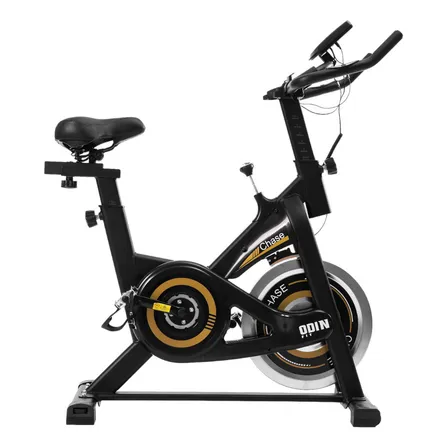 Bicicleta Ergométrica Spinning Mecanica 5kg Chase Odin Fit Preto