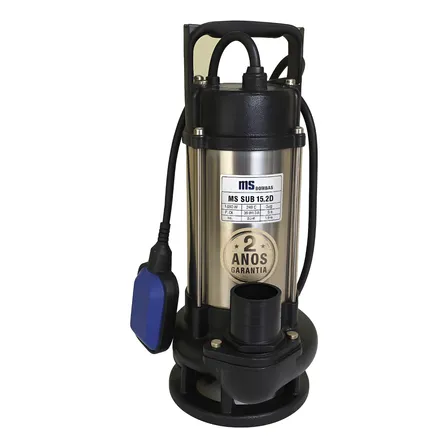 Bomba Submersível De Esgoto 2cv 2pol. Ms Bombas