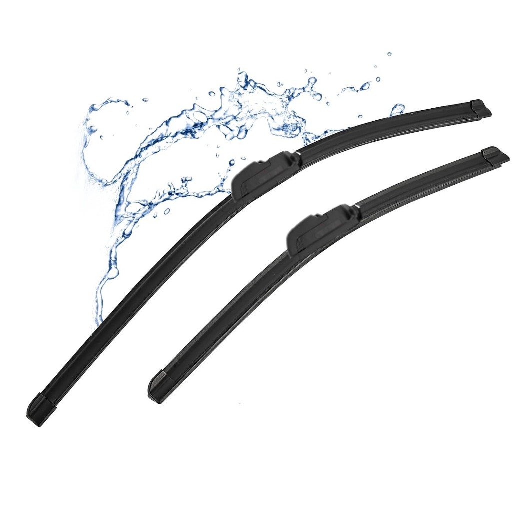 Par Palhetas Limpador de Parabrisa SIlicone Chuva Universal Alta Durabilidade