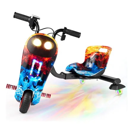 Brinquedo Infantil Elétrico De Três Rodas Carro De Deriva Az 36v Carrinho Música Voltagem Do Carregador 127/220v 20km/h Azul