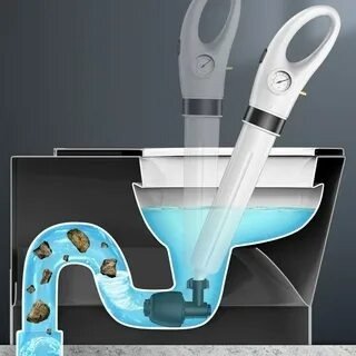 Desentupidor Vaso Privada Pia Encanamento de Alta Pressão Com Ar Comprimido Forte Robusto