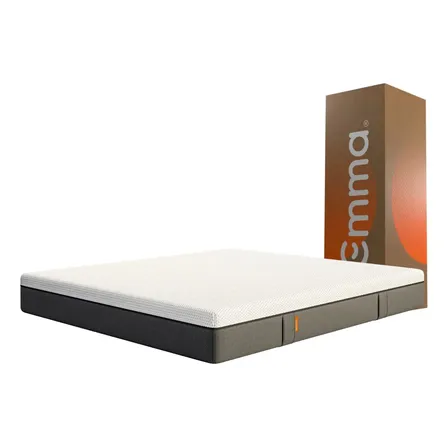Colchão Emma Original Casal - Tecnologia Alemã Cor Branco/cinza