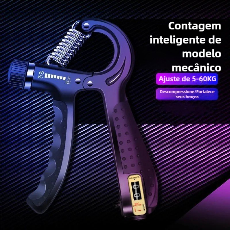 Aderência de mão Hand grip 5-60KG Exercite a força do antebraço e dos dedos