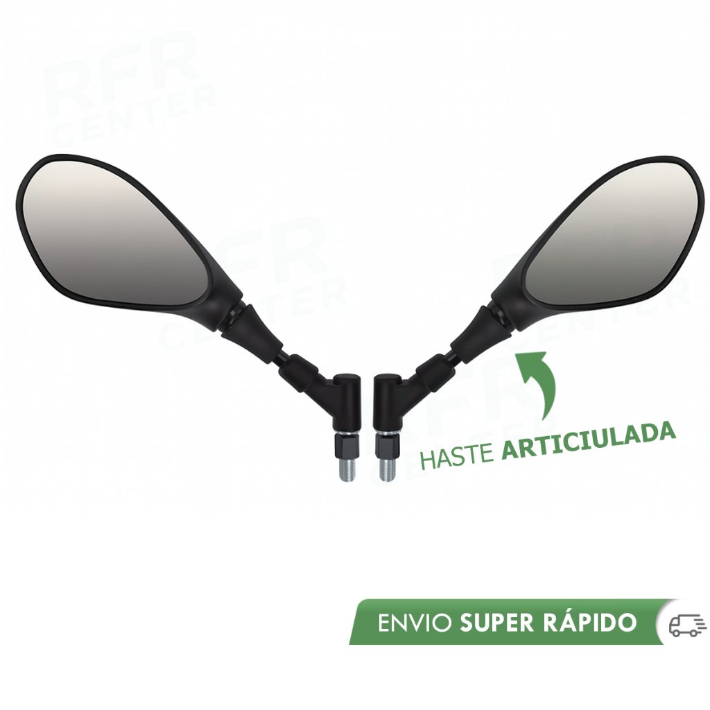 Retrovisor Espelho Haste Curta 360º Bmw F800 Titan Cb300 Par