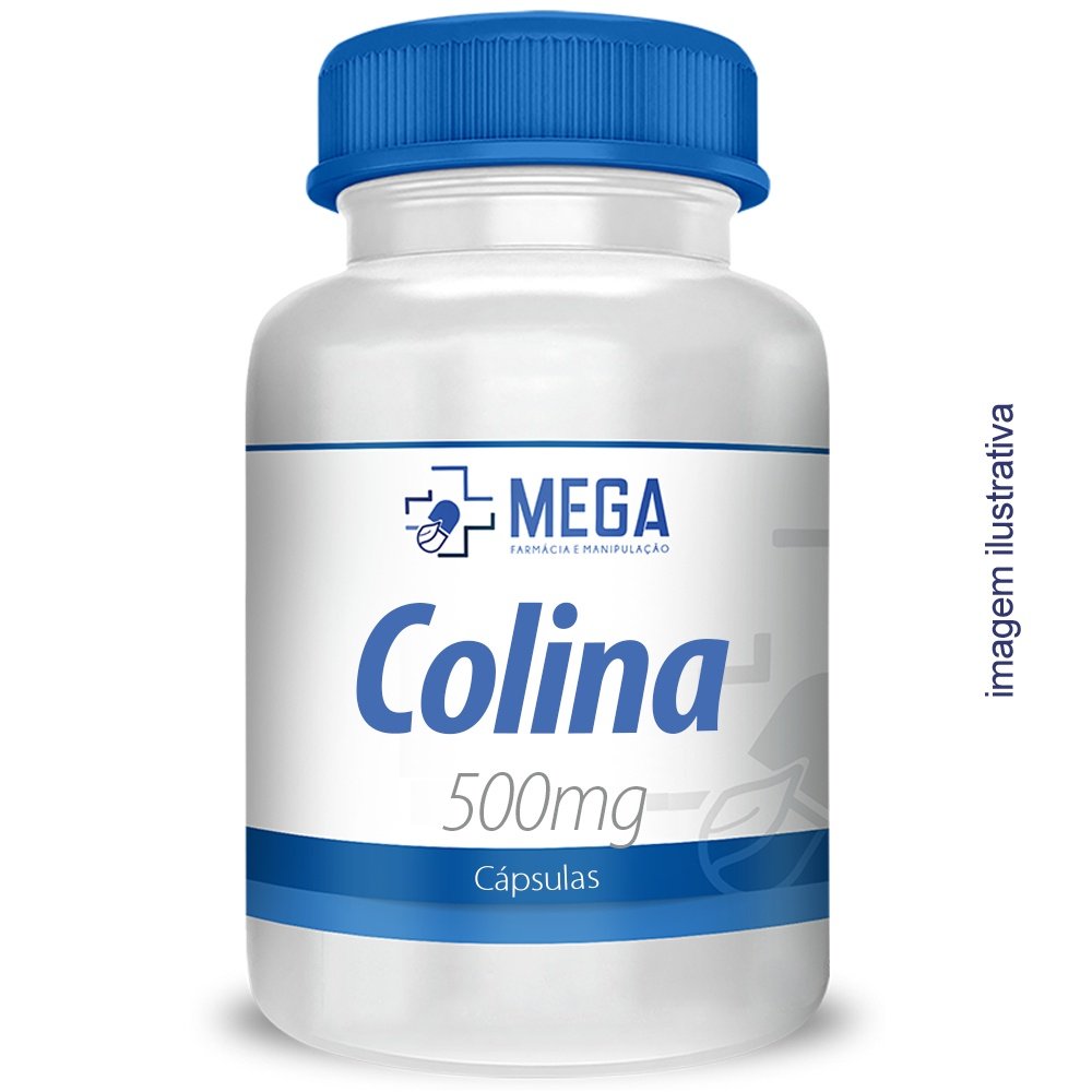Colina 500 Mg Manipulado 120 Capsulas