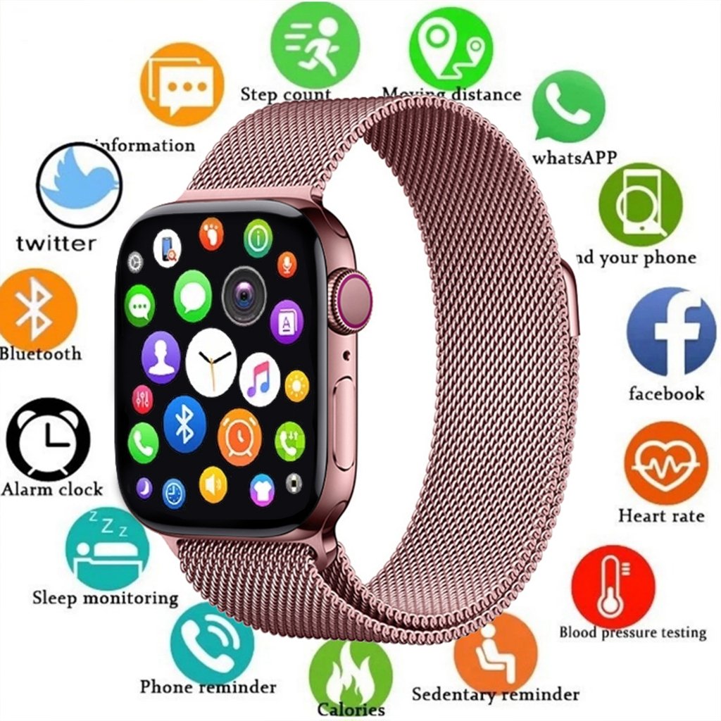 Chamada De Frequência Cardíaca Bluetooth À Prova D'água Iwo X8 Smart Watch