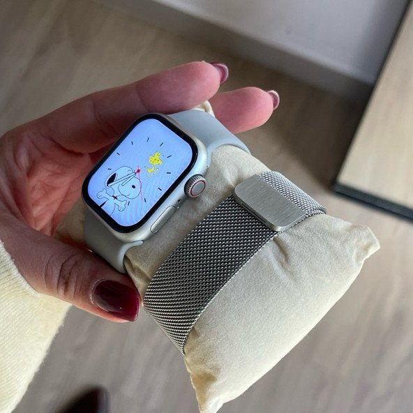 Smartwatch GS9 MINI Série 9 38mm Pulsos Finos Originais (Incluindo Pulseira De Metal) NQNI