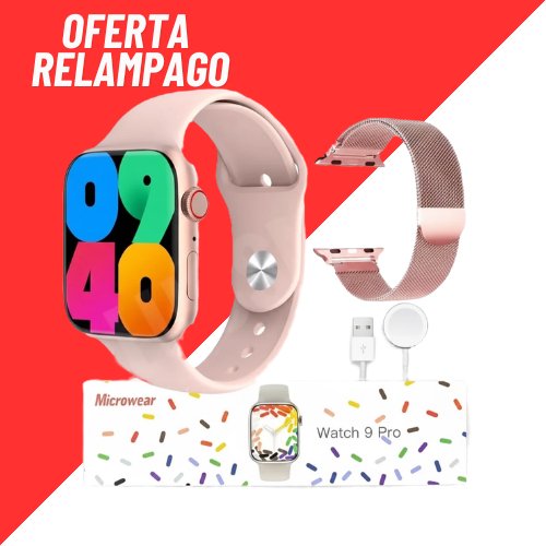 Smartwatch W29 Pro Série 9 Tela Ilha Dinâmica NFC Bússola Armazenamento de Fotos e Músicas 001