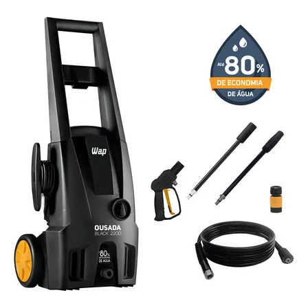 Lavadora De Alta Pressão Wap Ousada Black 2200 1750psi 1500w Preto/amarelo 220v 60 Hz