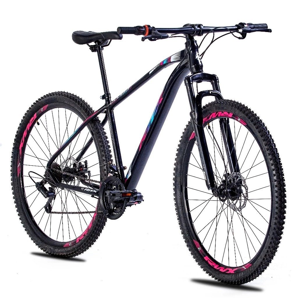KIT BICICLETA BIKE  MTB RWX AÇO CARBONO ARO 29 21V - FREIO A DISCO - TAM.  17 -