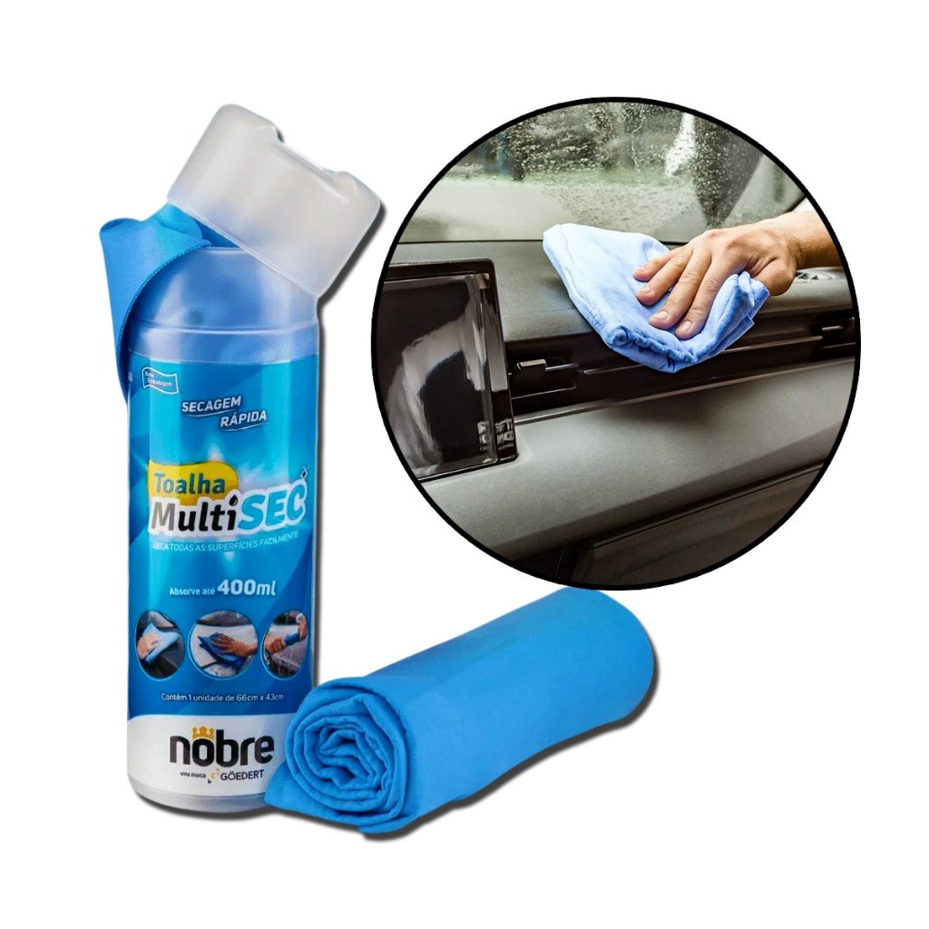 Toalha Mágica Original Absorve Água Limpa Seca Carro