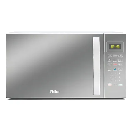 Micro-ondas Philco Pmo30e Easy Clean, 28 Litros, 1100 W, Cor Prata 127v
