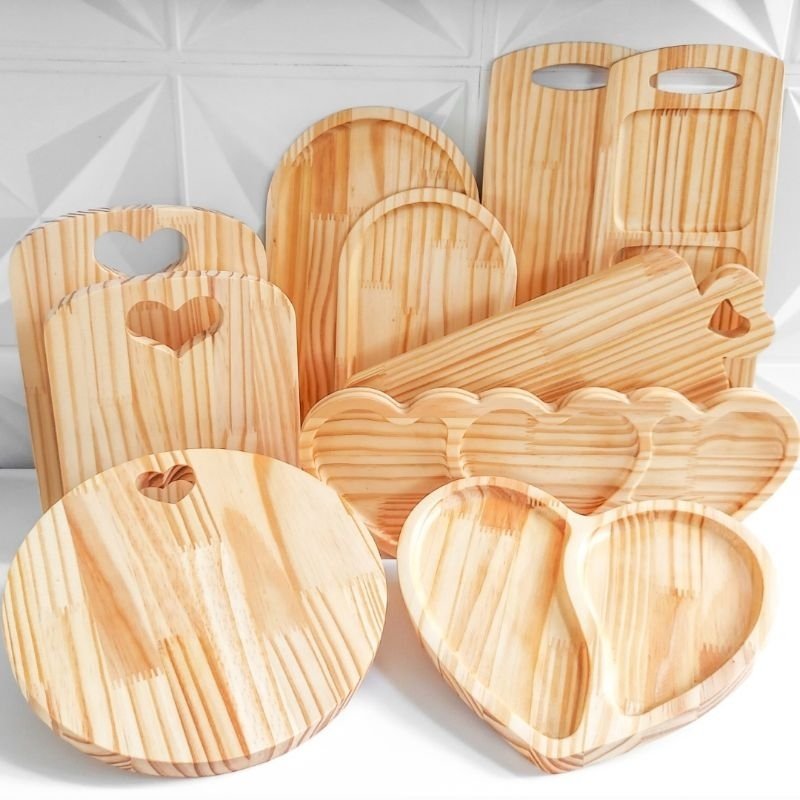 Kit Tabuas de Frios e Petisqueira Artigo para Mesa Posta Café da Manhã e Decoração Cozinha