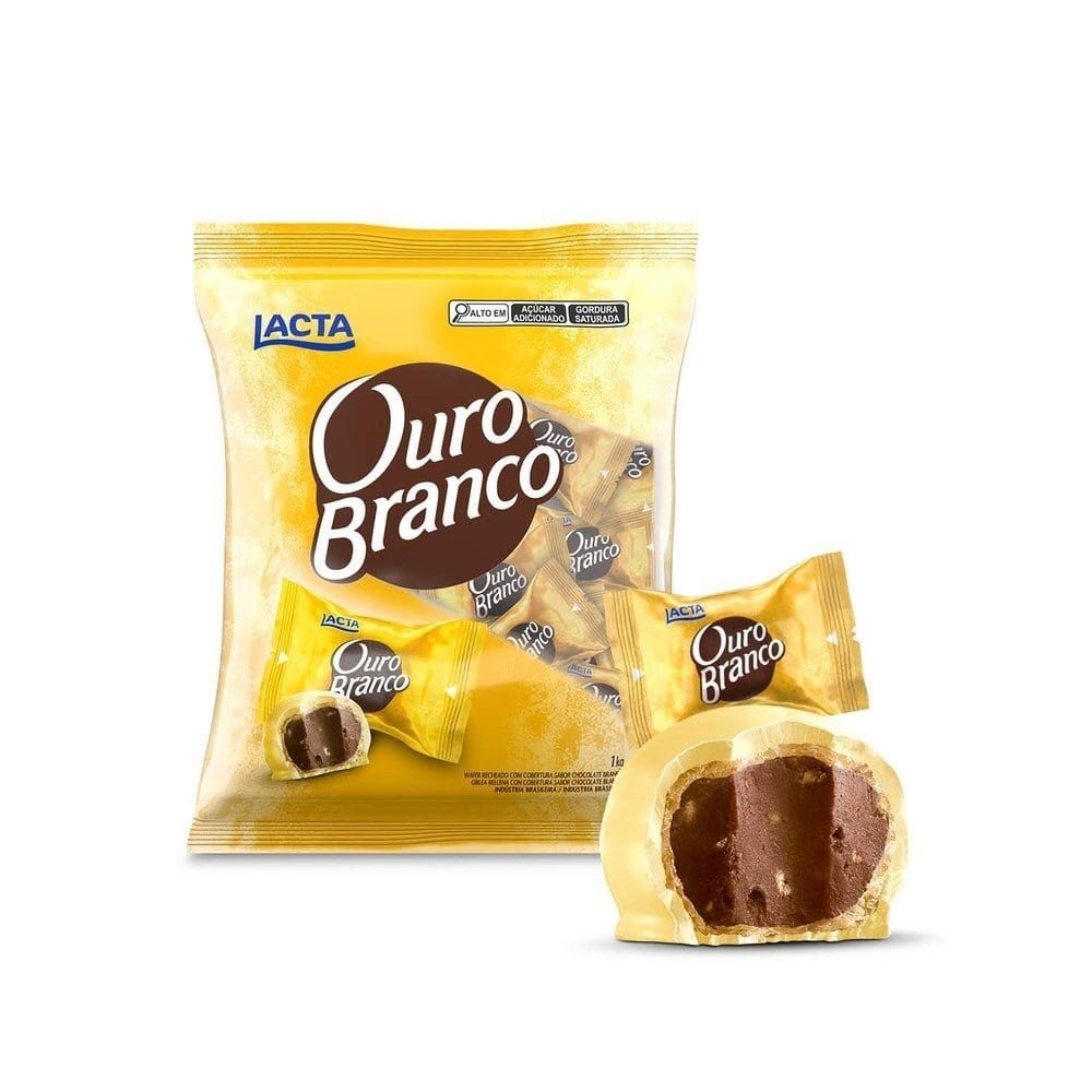 Chocolate Lacta Ouro Branco Pacote 1kg