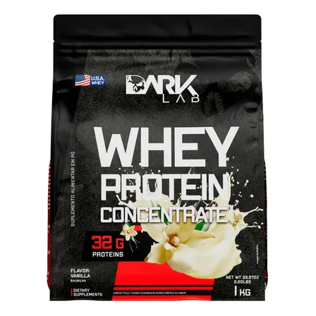 Whey Protein Concentrado 1kg Dark Lab Sabor Baunilha