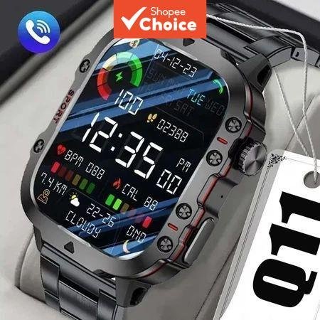 Relógio inteligente três em um unissex e esportivo, à prova d'água, modelo 2026 Q11, com tela sensível ao toque de alta