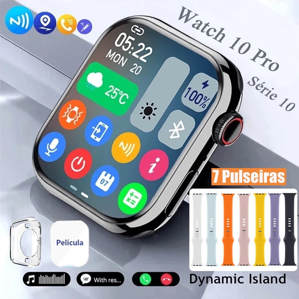 Novo Smartwatch S20 PROMAX Série 10 Calculadora Cardíaca Monitoramento Da Frequência Bluetooth Relógio Inteligente
