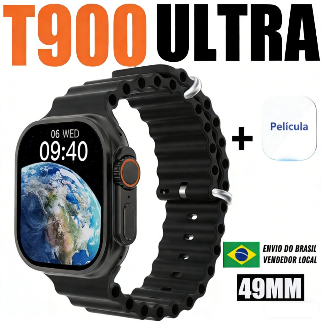 2026 Relógio Inteligente T900 Ultra Série 9 Smartwatch Sem Fio Bluetooth 2.19 Polegadas
