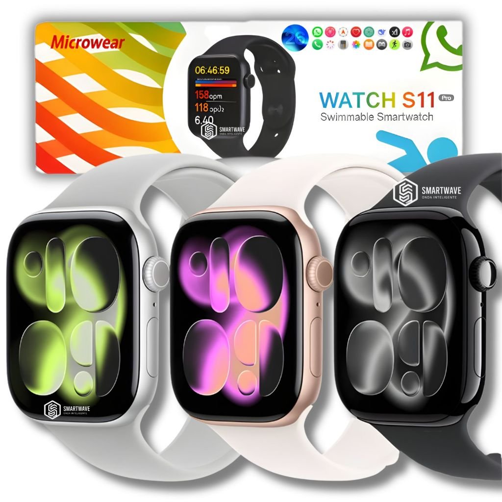 Smartwatch S11 PRO Serie11 47mm Lançamento 2026 Relógio Inteligente Tela AMOLED ChatGpt Microwear