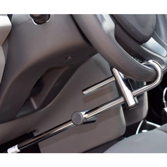 Tranca Trava Carros Volante Pedal Carro Anti Furto Segurança