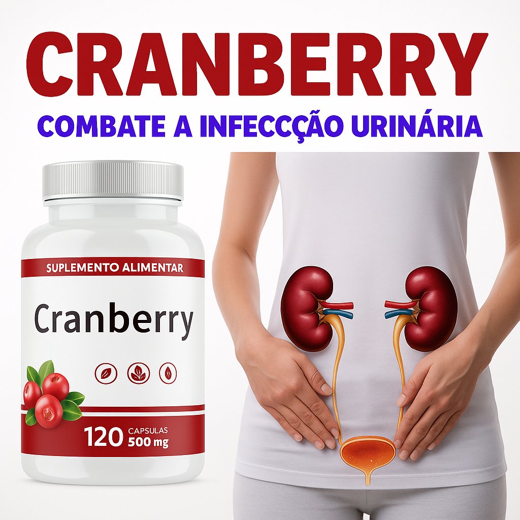 Cranberry 500mg Rei Terra ( Combate a infecção urinária )