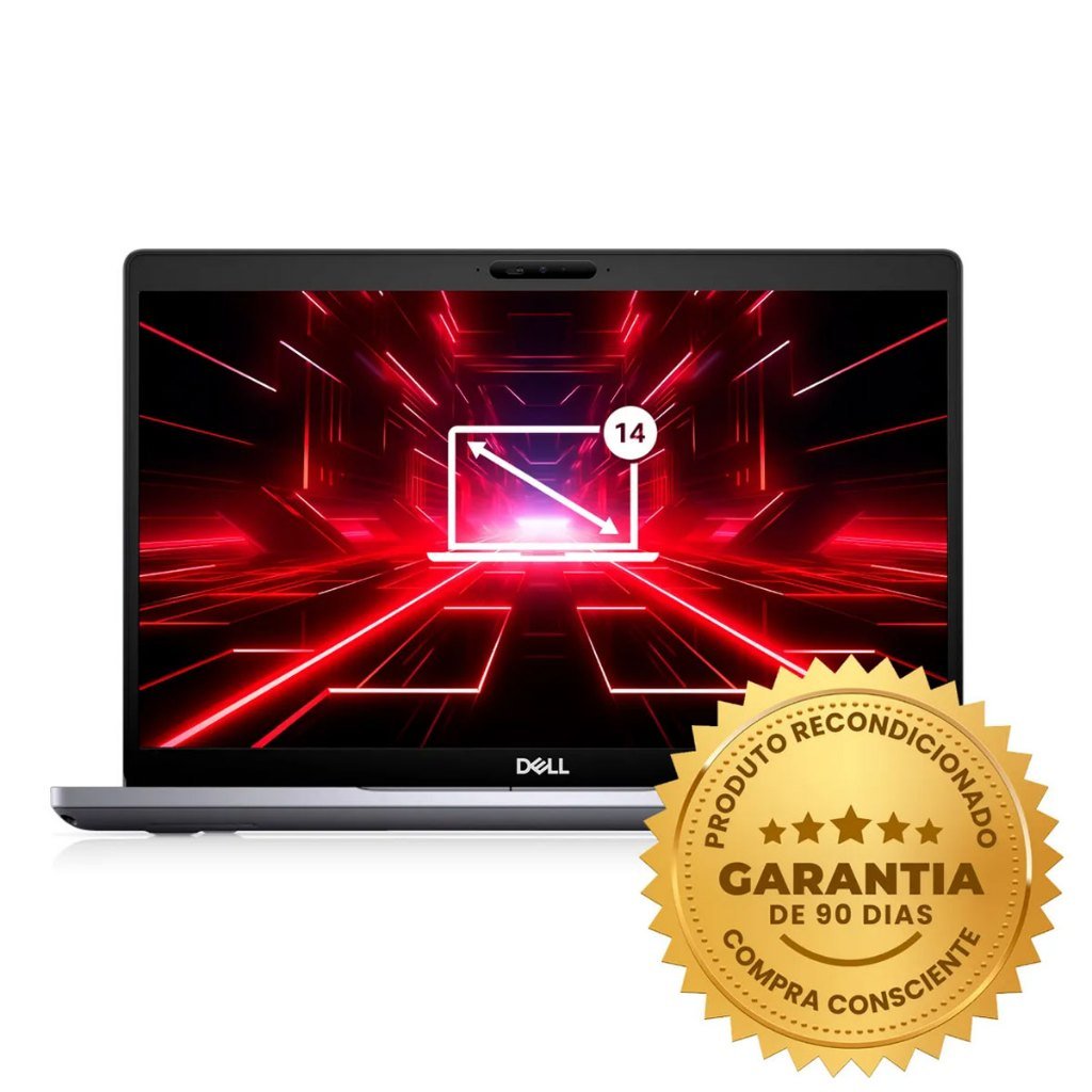 Notebook Dell Intel Core i5 de 10th Gen + 16GB RAM + 512 GB SSD 14" - Recondicionado