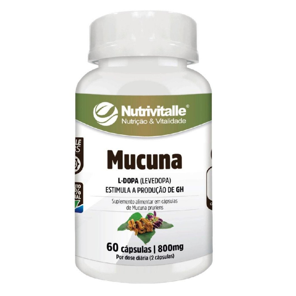 MUCUNA 800MG 60 CAPSULAS NUTRIVITALLE