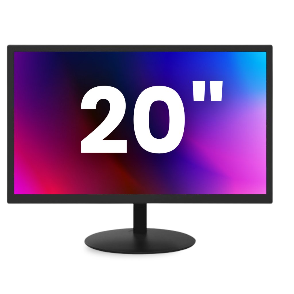 Monitor Led 20" Brazilpc 20wr Hdmi/vga/vesa Preto Bpc-20wr 75hz