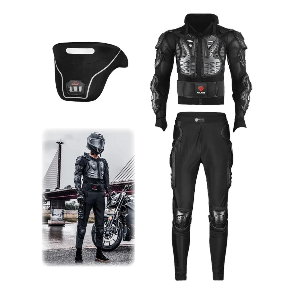 Traje De Proteção Para Motocicleta Três Em Um