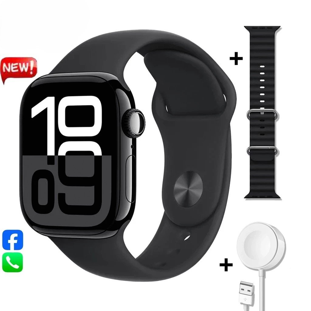 Relógio esportivo unissex smartwatch 2025 original novo C10 PRO WATCH sem fio para Android e iOS