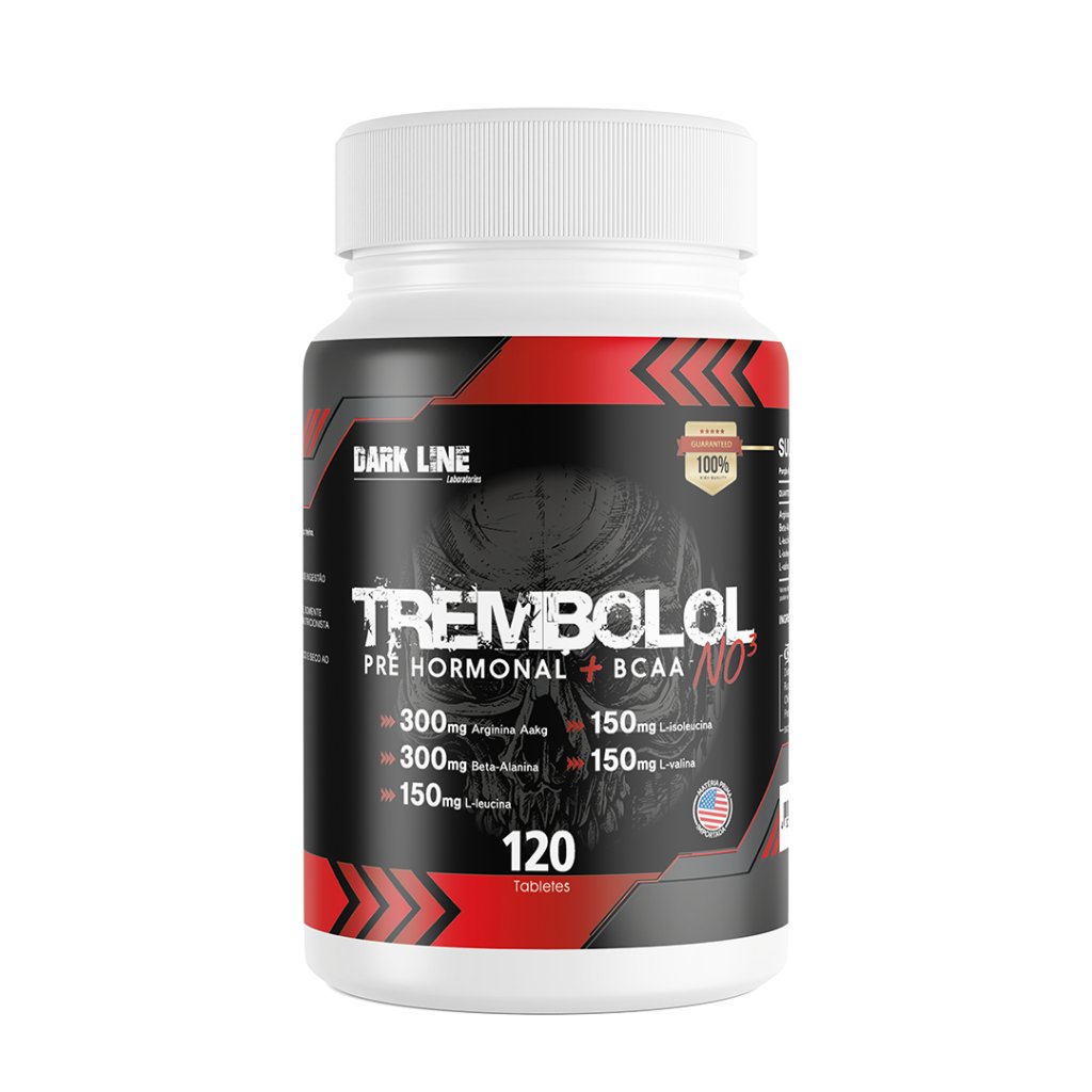 Trembolol 120 Tabs Aumento De Força E Massa Dark Line