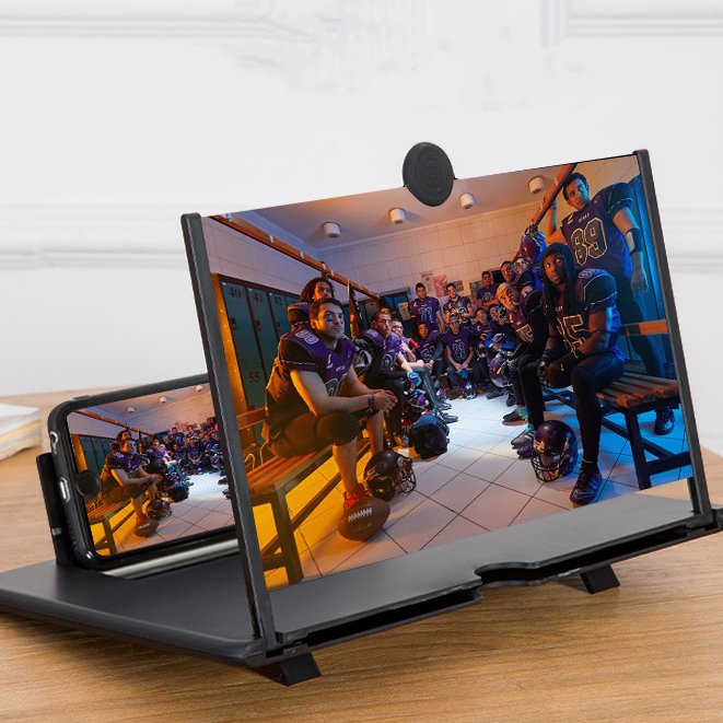 Amplificador De Imagem Da Tela Do Celular Ampliada Lupa 3d Tela