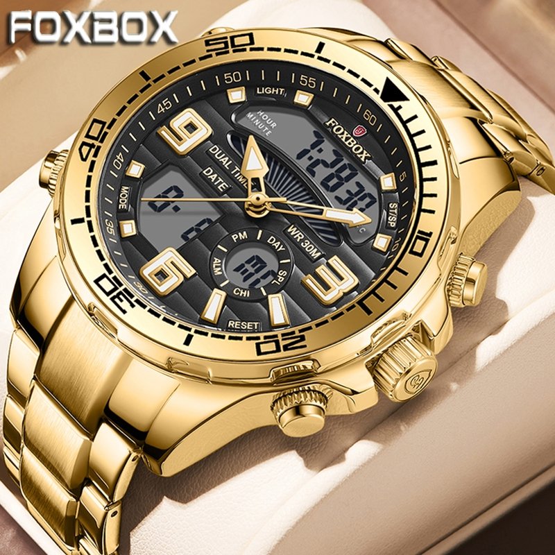 Relogio Masculino LIGE Relógio Marca À Prova De Água Relógios Esportivos Cronógrafo Quartzo de Pulso Data Relógio