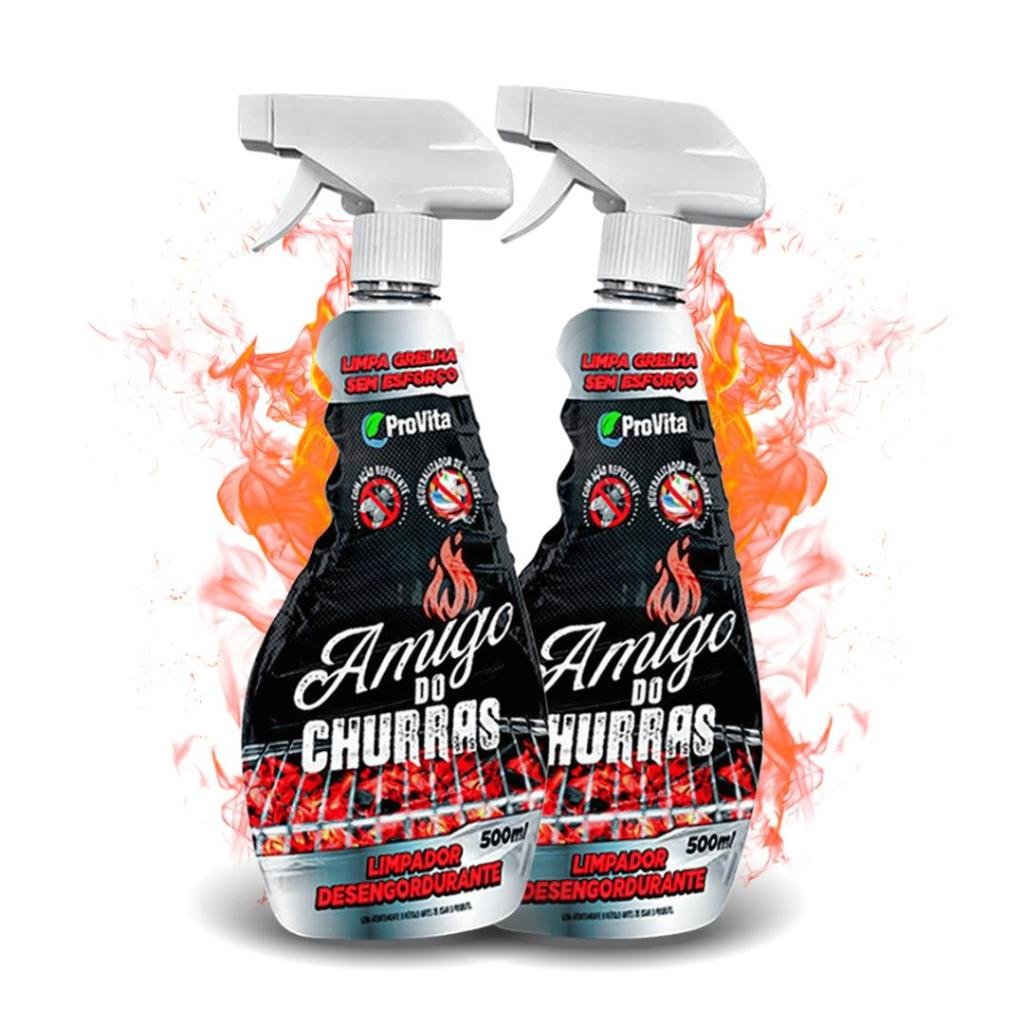 Limpa Grelha Churras Desengordurante Churrasqueira Forno Fogão Grill Limpeza