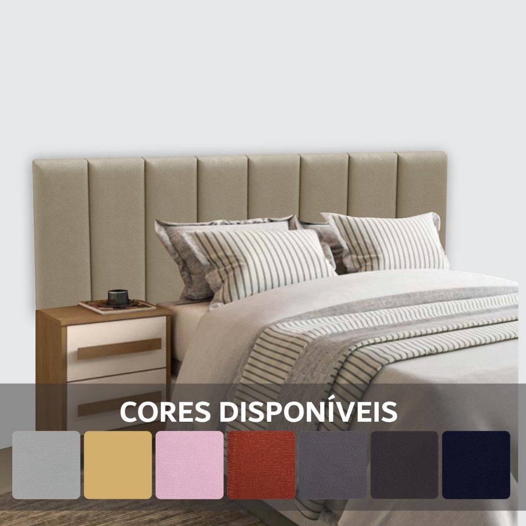 CABECEIRA DE CAMA ESTOFADA DECORATIVA EM MODULOS O ANUNCIO É PARA 1 PEÇA 20X60