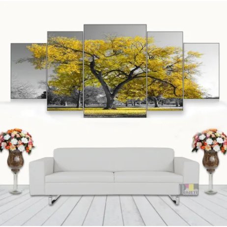 Quadros Painel Decorativo Arvore Da Vida Ipé Amarelo 115x60 Move = 864