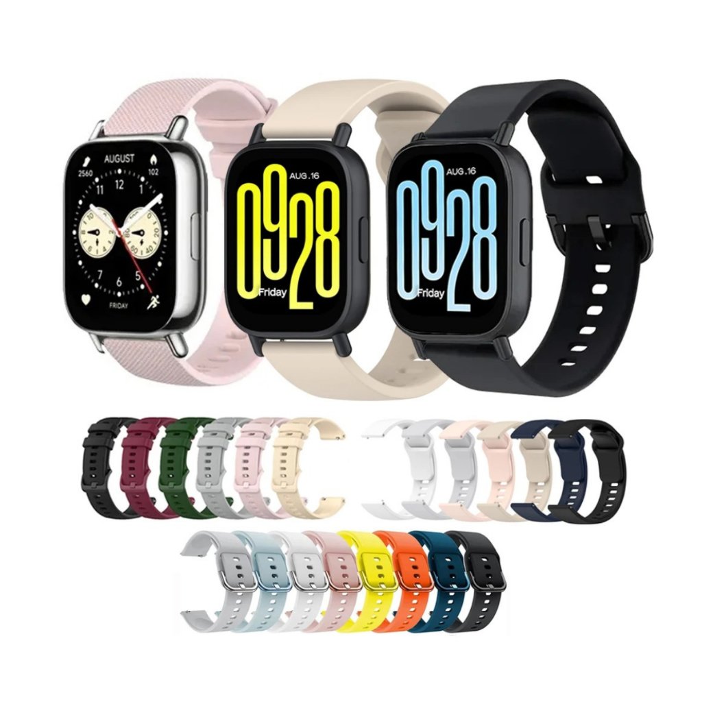 Pulseira de Silicone Para Redmi Watch 5 Lite e Redmi Watch 5 Active