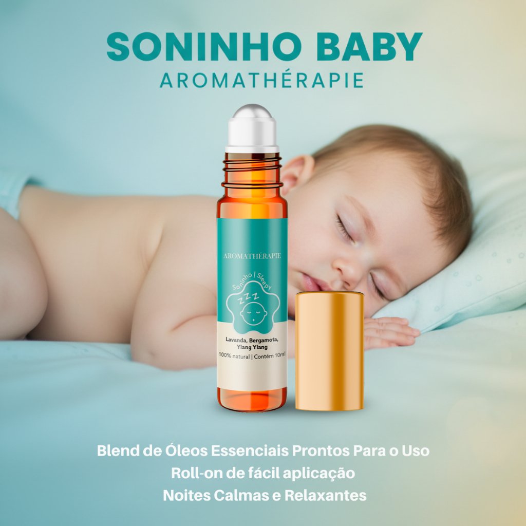 Aromaterapia Soninho Bebê Natural Blend Óleos Essenciais Aromathérapie