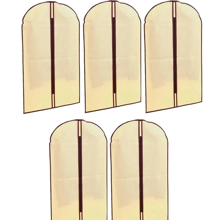 Kit 5x Organizador Porta Roupas Camisas Casacos Ternos