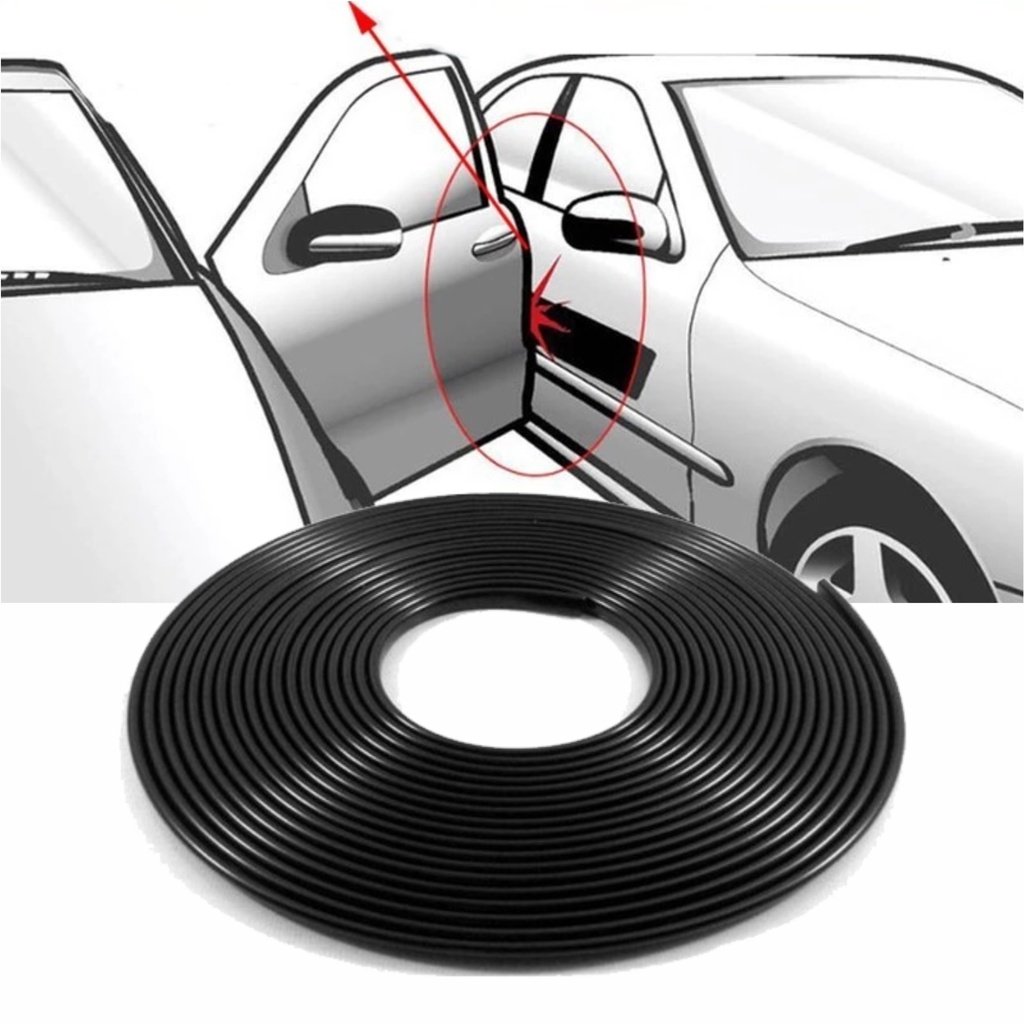 Borracha Protetor De Bordas Portas Veiculo Universal Carro 5M protetora
