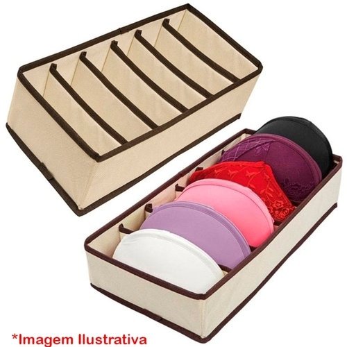 Kit 3 Organizador De Gavetas Sutiãs