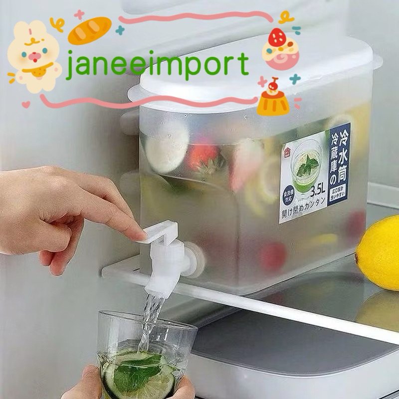 3.5 L Suqueira  Plastica com tampa para Geladeira Com torneira capacidade 3.5L  para agua saborizada