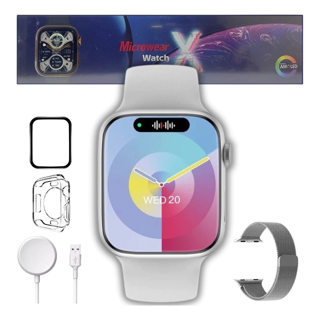 Watch X Smartwatch Relogio Serie 10 Amoled Nfc Chat GPT Original