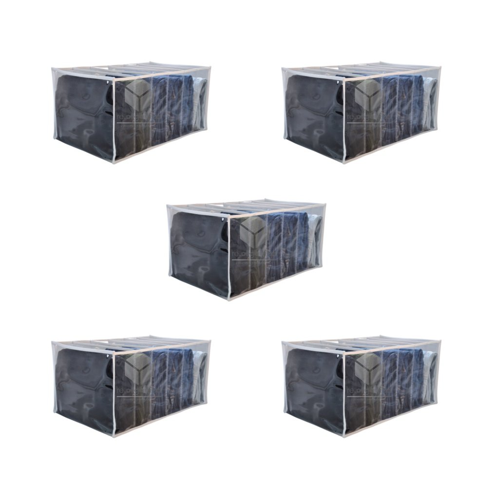 Kit 5 Colmeia Organizadora GG (40x25x20 - 6 divisões) - Shorts, Jeans, Toalhas,