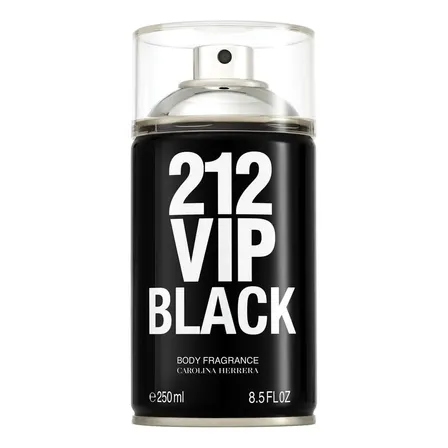 Carolina Herrera 212 Vip Men Black - Body Spray 250ml Blz Única