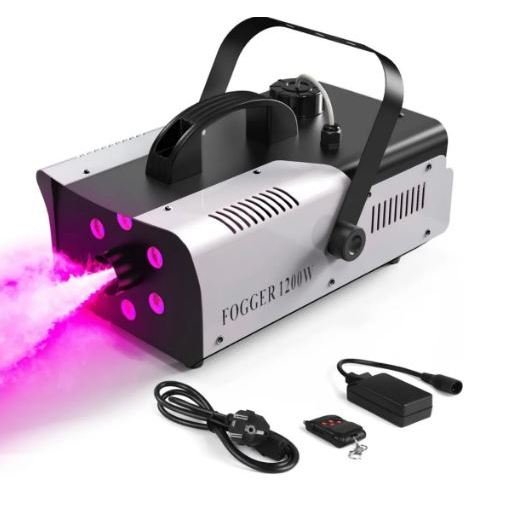 Máquina De Fumaça  1200w + Controle Sem Fio Ad Light